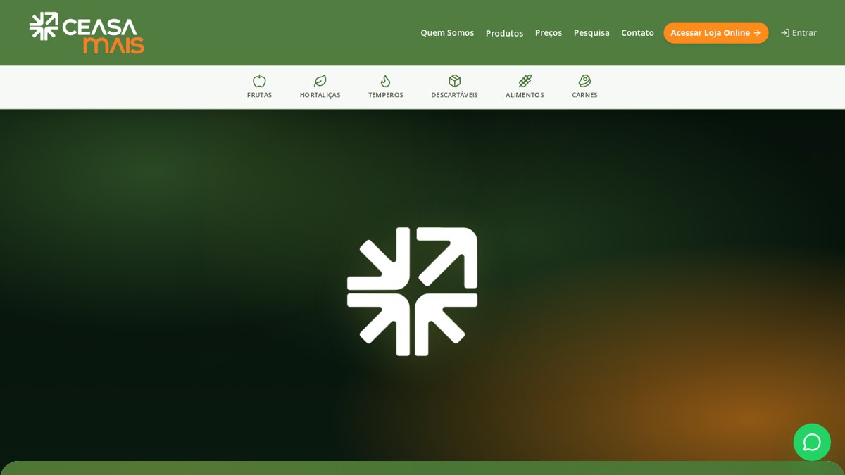 Interface do projeto CEASA MAIS